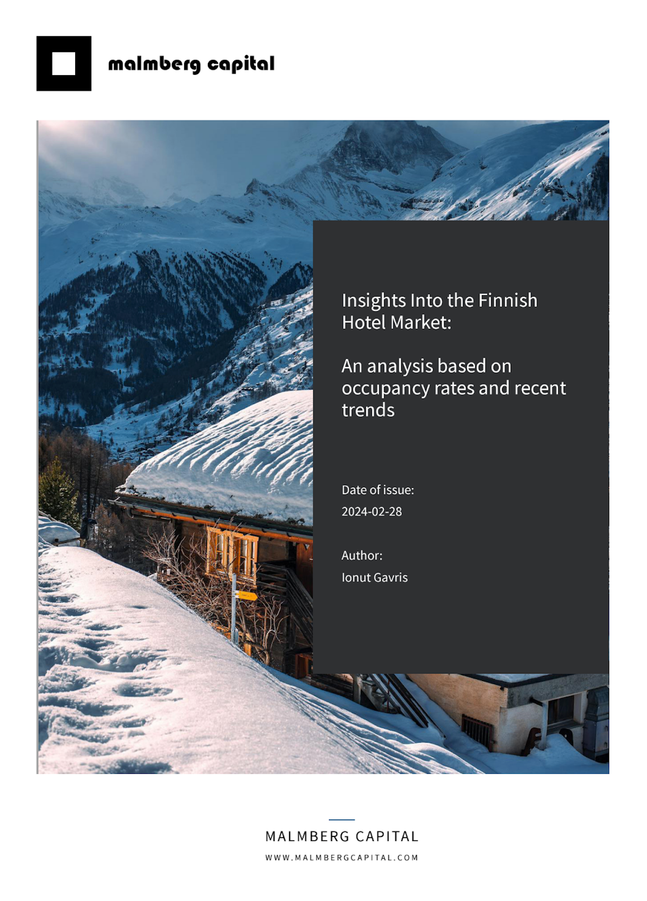 Research Report: Insights Into the Finnish Hotel Market: An Analysis Based on Occupancy Rates and Recent Trends